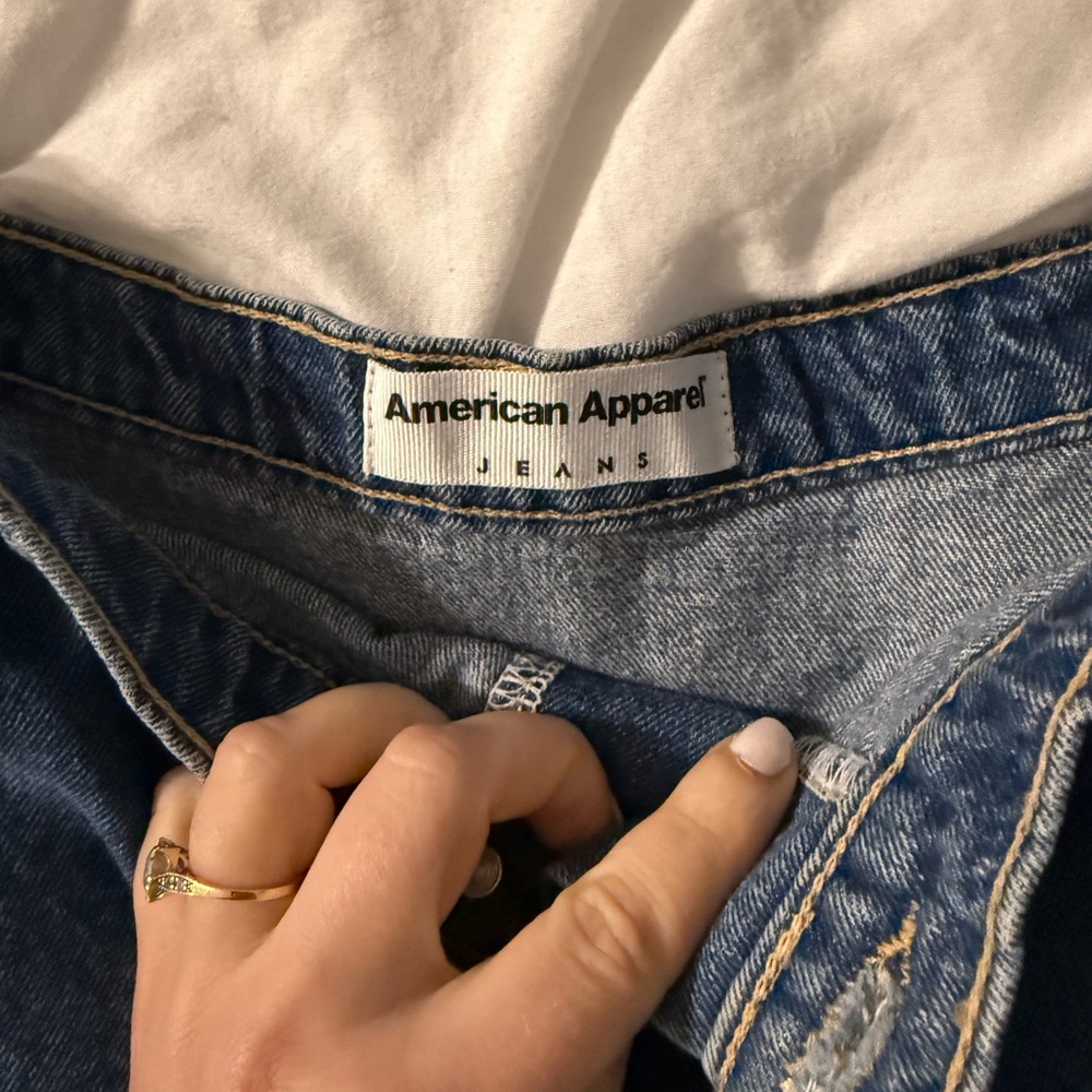 Vintage American Apparel Jean Skirt - Picture 2 of 3